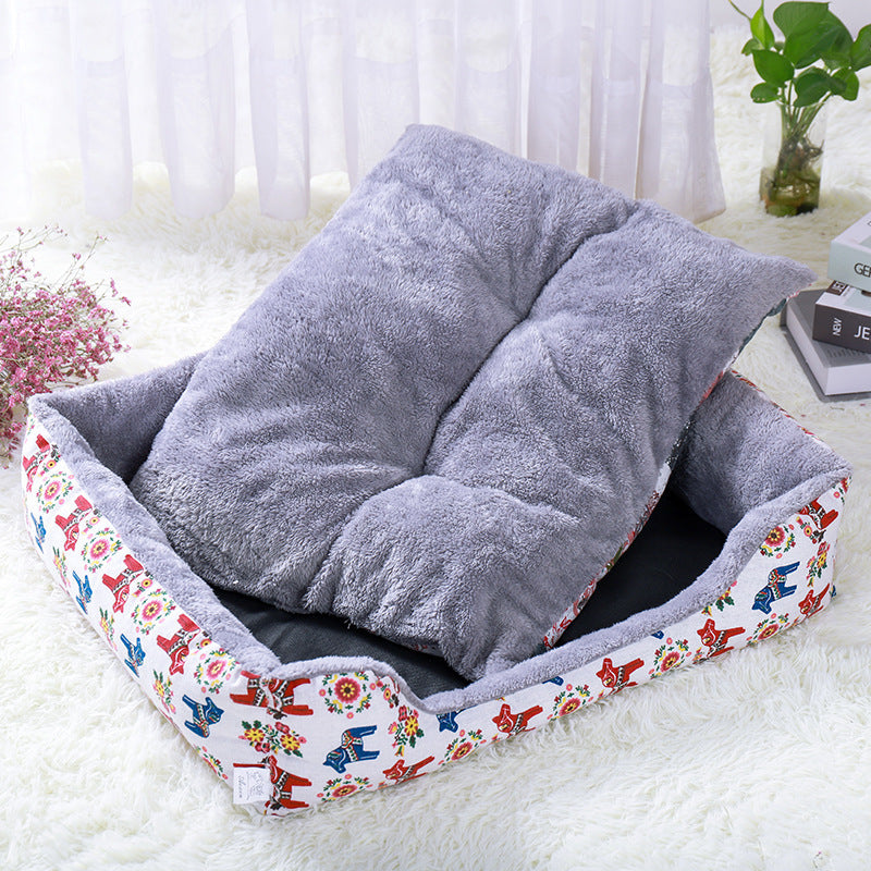 Warm Plush Bett