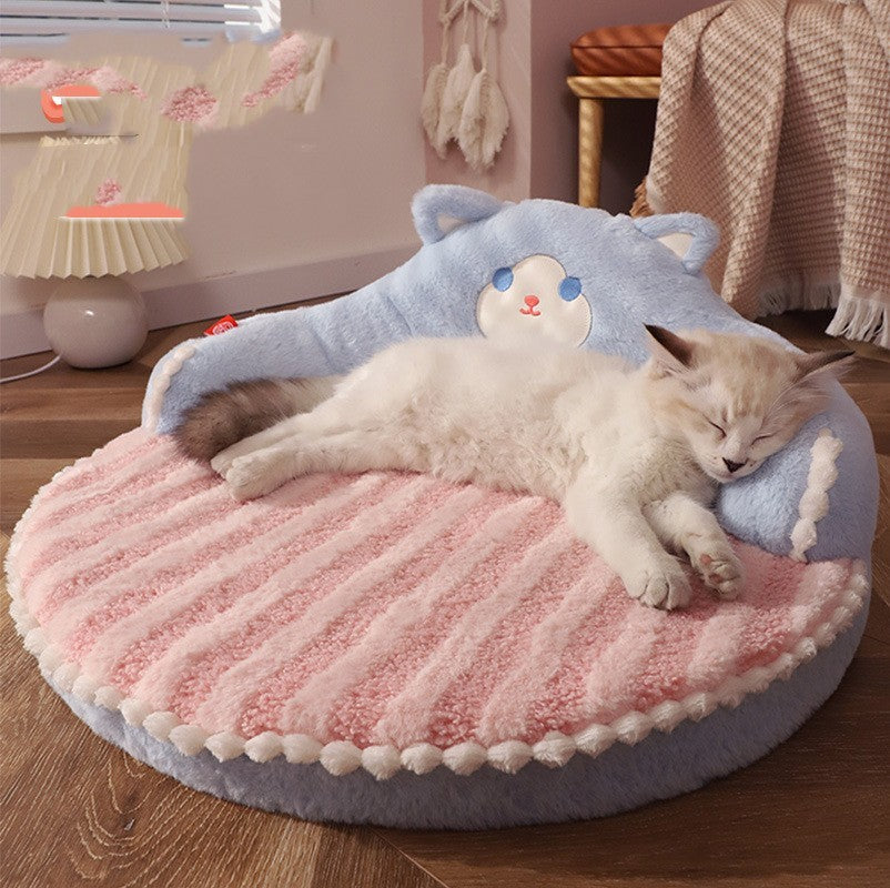Winter HaustierBett für Katze