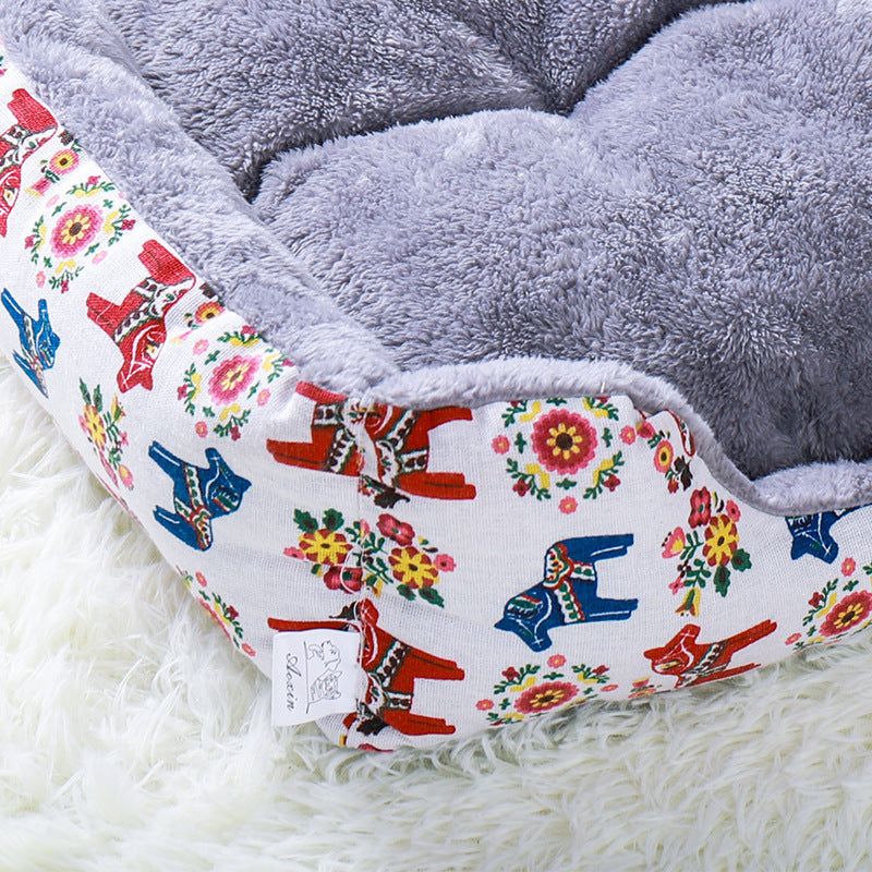 Warm Plush Bett