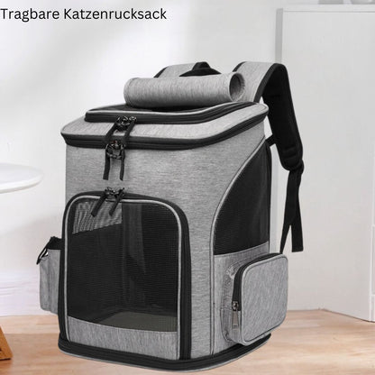 Innovative  - Katzenrucksack mit Netzfenster